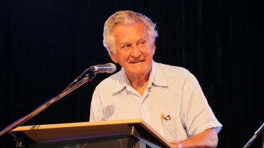 Former Prime Minister Bob Hawke told an audience at Woodford Australia should take nuclear waste.