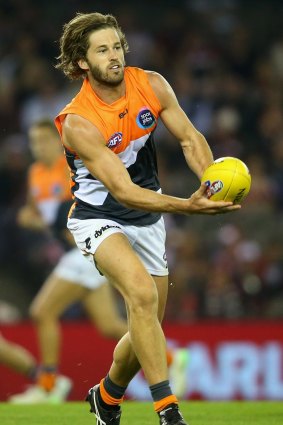 Flying: Callan Ward says morale is high as the Giants prepare to take on West Coast.