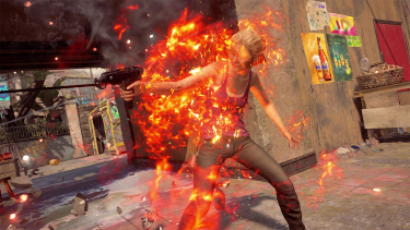 Team-based shooting, with a supernatural twist: Elena activates a Djinn power-up in the <i>Uncharted 4</i> multiplayer beta. 
