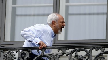Iranian Foreign Minister Javad Zarif in Vienna on Monday. 