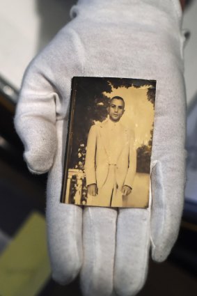 A photograph of Rosa Parks' husband, Raymond Parks, from the Library of Congress exhibition. 