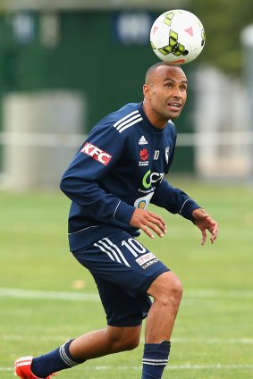 Still got it: Archie Thompson of Melbourne Victory.