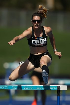 Lauren Wells won her 10th national 400m women's hurdles crown.