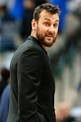 Suited up: Andrew Bogut