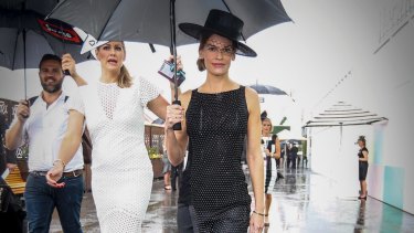 Actor Hilary Swank at Derby Day in 2015.