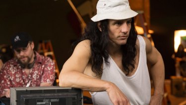 Seth Rogen, left, plays assistant director to James Franco's Tommy Wiseau.