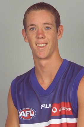 Murphy says he dreads seeing the images of him as a spindly young Bulldog, like this from 2001.