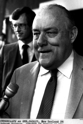Sir Robert Muldoon, the raucous, protectionist former New Zealand leader.