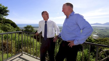 Seeney was former premier Campbell Newman's right-hand man. Even when he was on his left.