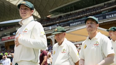 Australia's top players, including Steve Smith (left) and David Warner (right), are unwilling to sign new contracts until an MOU is agreed. 