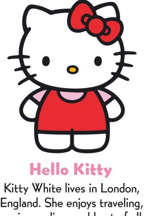 Hello Kitty is in fact not a kitten, but a young London girl.