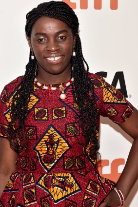 Phiona Mutesi arrives at the world premiere of <i>Queen of Katwe</i>, a film based on her life.