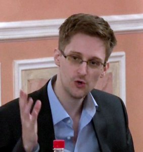 US whistleblower Edward Snowden.