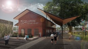 The new Lismore Regional Gallery by Dominic Finlay Jones architects.