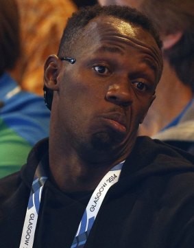 Usain Bolt has been the centre of attention in Glasgow.