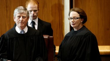 Justice Susan Kiefel at her swearing in to the Australian High Court in 2007.