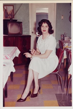 Lee in White Dress 1961 (attributed to Andrea Susan).
