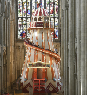 The slide aims to give people the chance to experience the Cathedral in an entirely new way.