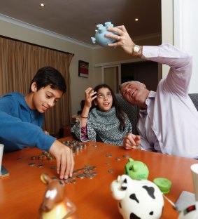 Simon Clifford believes in teaching his children about money from a young age. 