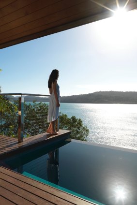 A windward pavilion at Qualia. 