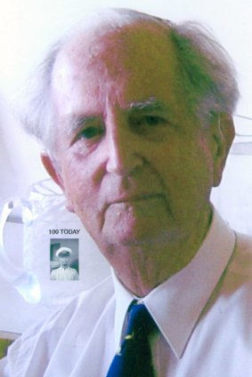 Bill Taylor, pictured on his 100th Birthday.
