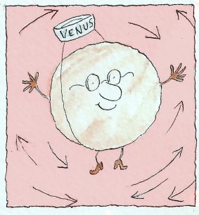 There are theories, but no certainty, for why Venus rotates clockwise.