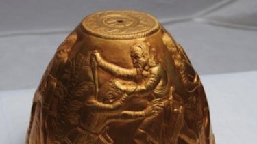 In late May, Russian archaeologists discovered two gold bowls dating back 2400 years, caked with old dope crud. They identified them as Scythian bongs. 