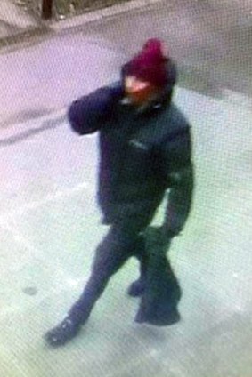 A photo issued by Copenhagen Police of the suspect in the cafe shooting.