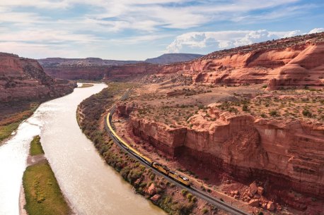 You can explore America's Southwest on a two-day luxury train journey on the Rocky Mountaineer.