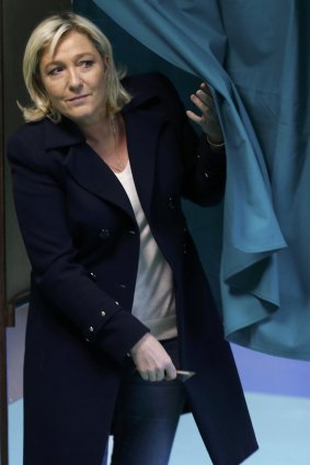 Waiting in the wings: French far-right  leader Marine Le Pen's National Front massively increased its presence on local councils, but failed to win control of any.