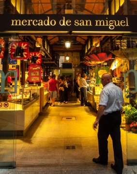 Mercado de San Miguel, Madrid.