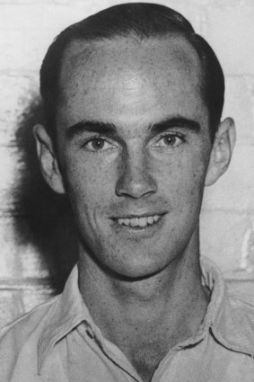 Former Australian cricketer Ian Craig in 1956.