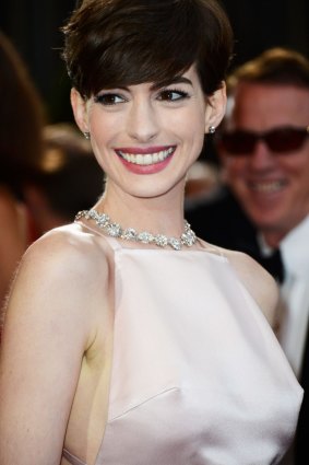 Anne Hathaway: Stronger after cyber bullying.