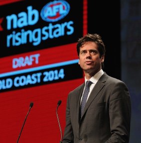 Gillon McLachlan and the AFL must need every bit of financial help they can get.
