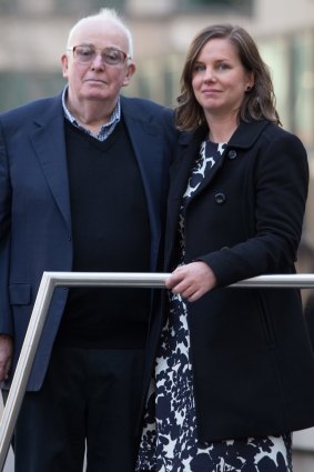 Mick O'Brien and his daughter Patrice O'Brien, victims of conman Glen Comensoli.
