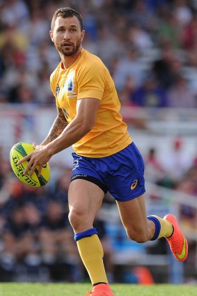 Comeback: Quade Cooper in action for Brisbane City over the weekend.