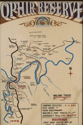 Map of Ophir Reserve from 2011.