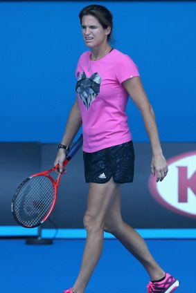 Amelie Mauresmo during the 2015 Australian Open. 