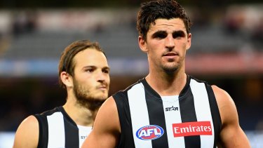 Scott Pendlebury was dejected after round four. He is urging his teammates to ensure he is in a better mood after round five.