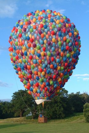 A hot air balloon inspired by the Disney movie Up is coming for the Canberra Balloon Spectacular.