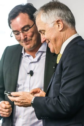 Malcolm Turnbull is a fan of the self-destructing messaging app Wickr.