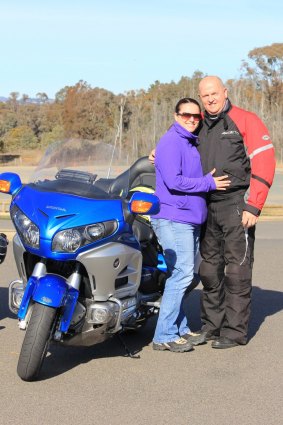 Former Irish police officer Ken Brennan and AFP's Louise McGregor met while on UN peacekeeping duties in Cyprus. The couple has been instrumental in organising  a police legacy ride along Route 66 in the US.