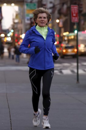 Foreign Minister Julie Bishop running in New York.
