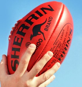 The Sherrin football is made the family-owned Tullamarine plant.