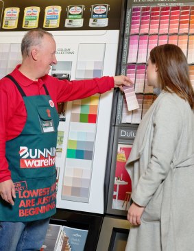 There will be four pilot Bunnings stores trading in the UK by the end of this financial year and nine conversions by Christmas. 