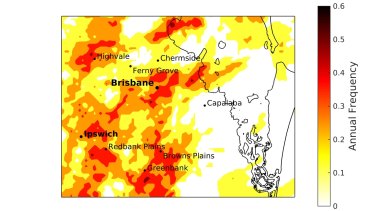 Brisbane Weather Uq Storm Map Shows Where They Hit Most
