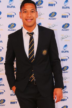 Champion: The accolades keep coming for Israel Folau.