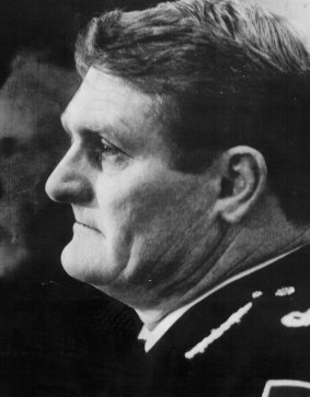 Shot dead: Assistant Federal Police Commissioner Colin Winchester, was murdered as he got out of his car in 1989.