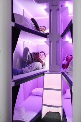 If it gets approval, the Economy Skynest will provide six full-length lie-flat sleep pods. 