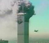 Planes fly into the World Trade Centre in New York on September 11, 2001.